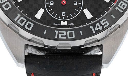 Watchfinder & Co. Tag Heuer  2022 Formula 1 Limited Edition Automatic Leather Strap Chronogr In Black