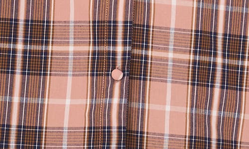 Halogen ® Plaid Tie Neck Button-up Shirt In Animal Print