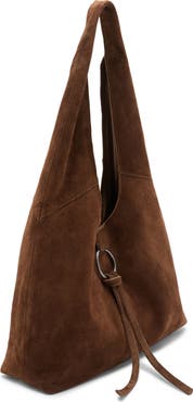 MANGO TEEN Suede Tote