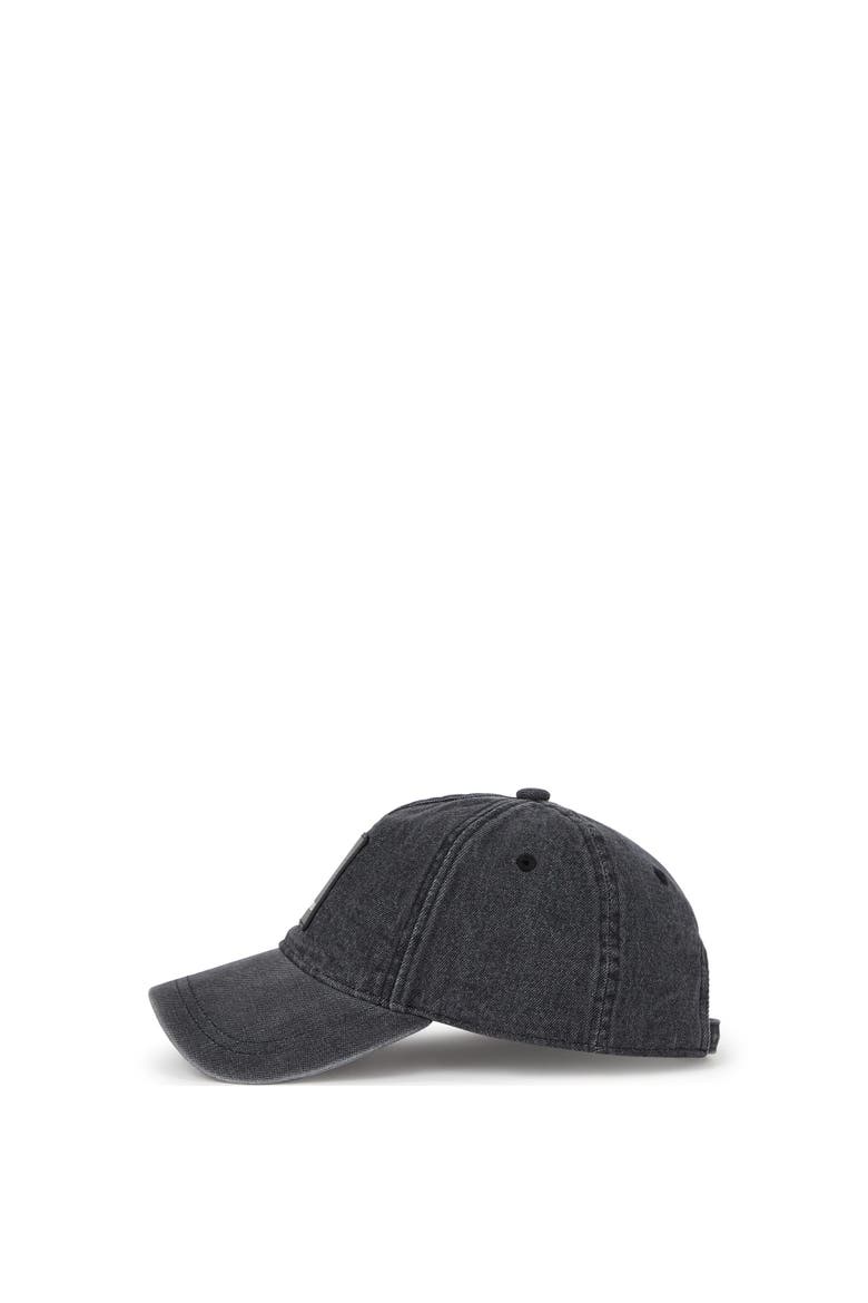 Men's Denim Cap, Alternate, color, Visual Washed Black