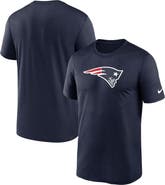Nike Men's Nike  Navy New England Patriots Legend Logo Performance T-Shirt