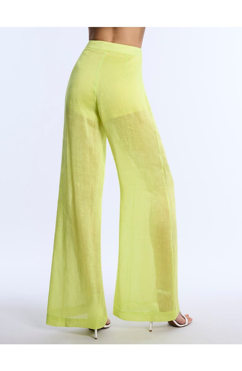 BCBGMAXAZRIA Airy Sheer Textured Pant, Alternate, color,