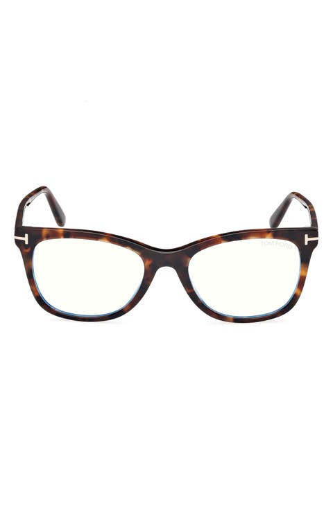 52mm Square Blue Light Blocking Glasses