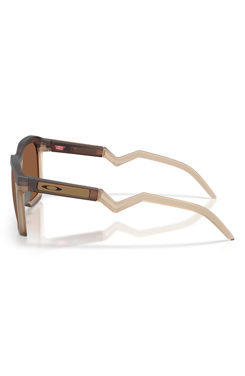Oakley HSTN 54mm Prizm<sup>™</sup> Square Sunglasses, Alternate, color, Matte Rootbeer / Prizm