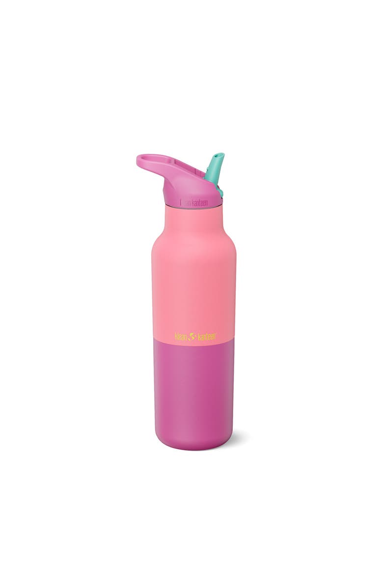 16oz Rise Classic Insulated Water Bottle with Flip Seal Sport Cap and Straw, Main, color, Pink Lemonade Kaleidoscope