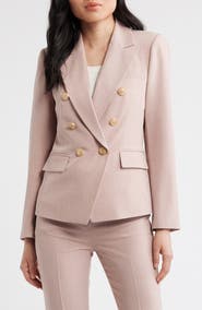 Tahari ASL Double Breasted Blazer