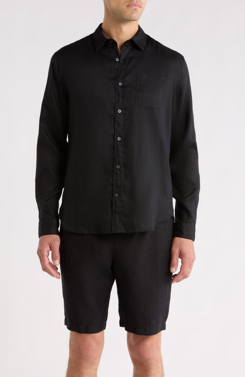 Linen Button-Up Shirt