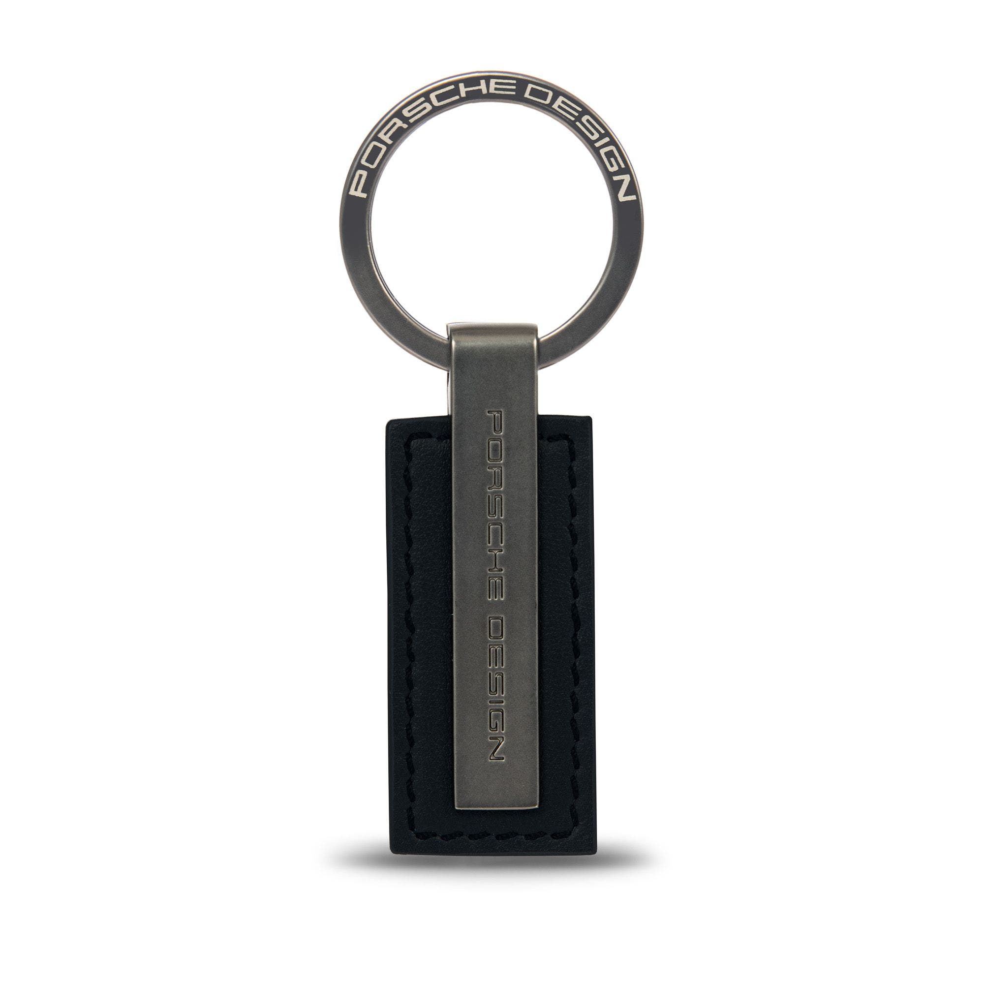 Porsche Design Key Ring Metal Bar, Main, color, Black