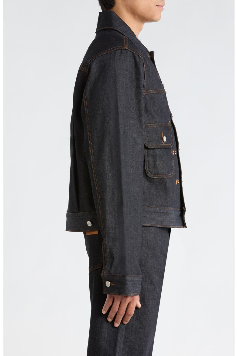Growth Denim Jacket, Alternate, color, RAW DENIM