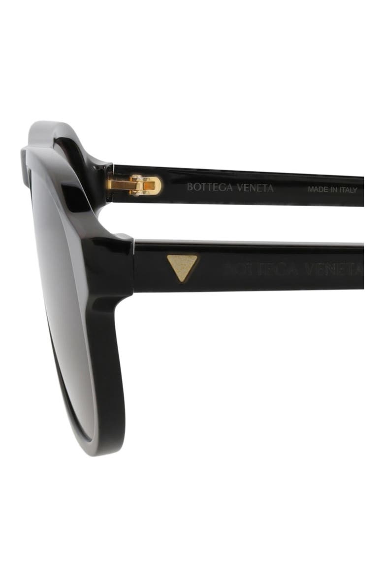 55mm Aviator Sunglasses, Alternate, color, BLACK BLACK GREY