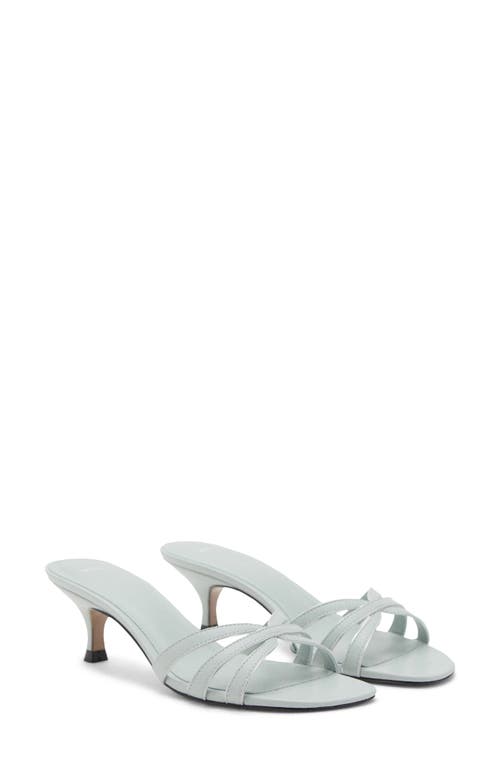 Mango Strappy Sandal In Blue