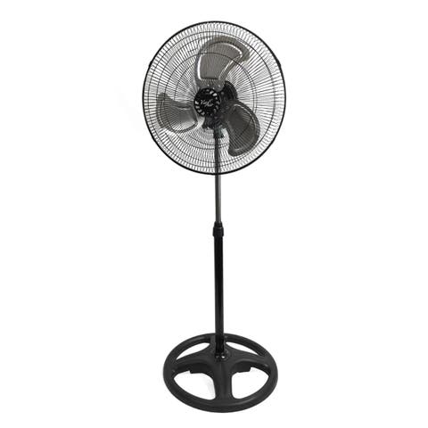 18 Inch Industrial Heavy Duty Pedestal Oscillating Metal Stand Fan