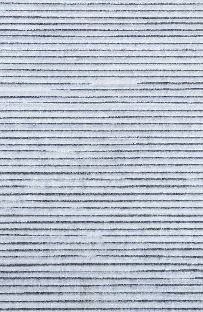 Calvin Klein Wavy Stripe Washed Percale Comforter & Sham Set, Alternate, color, Light Blue