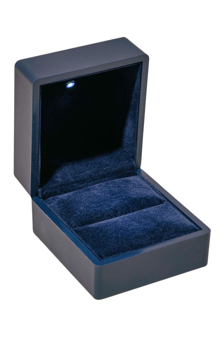 Voice Recordable Ring Box with LED, Alternate, color, Midnight Blue