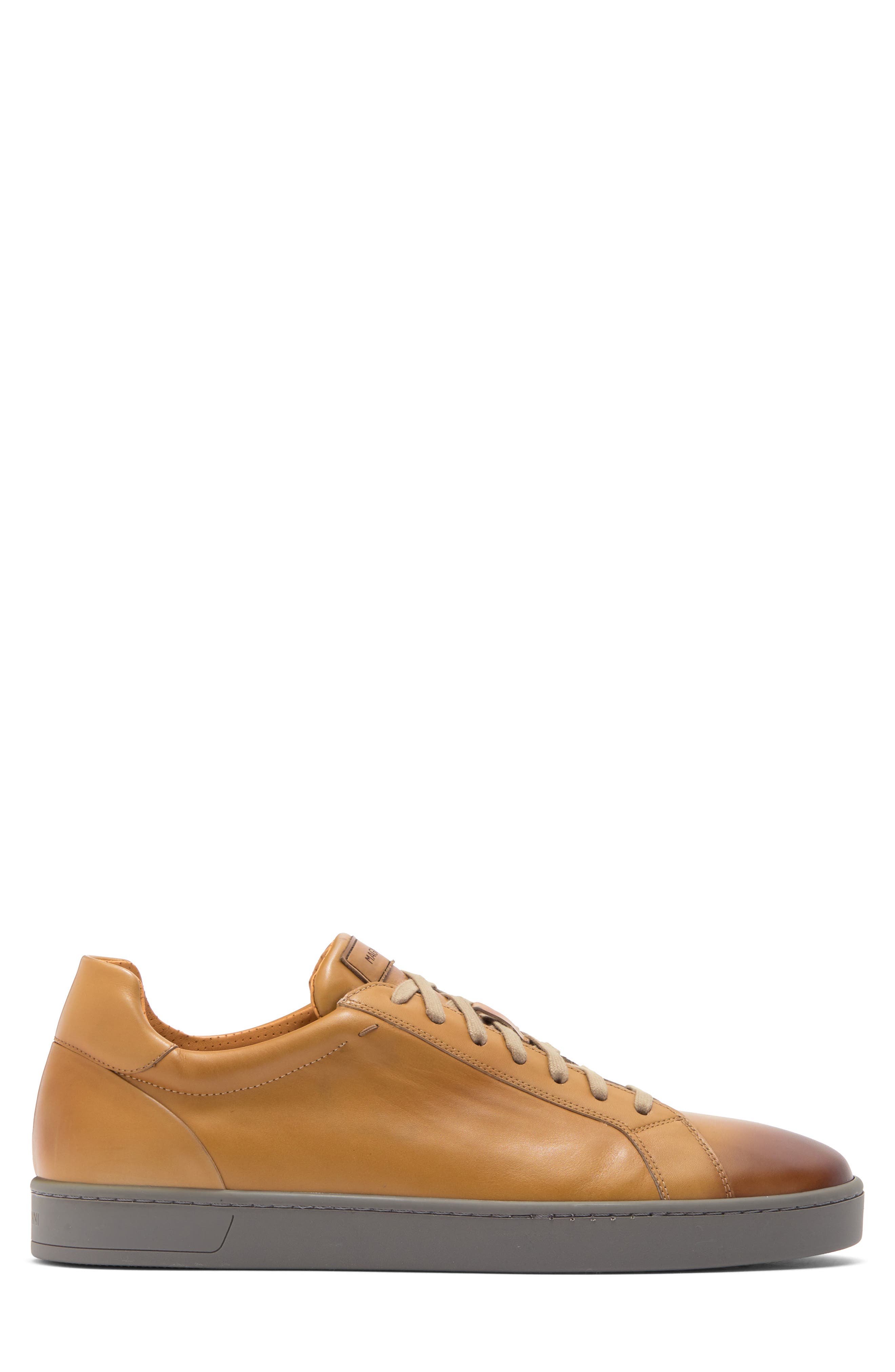 Leather Sneaker, Alternate, color, TAUPE