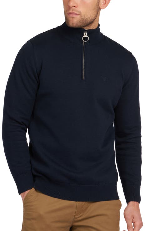 Cotton Half Zip Sweater