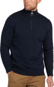 Barbour Cotton Half Zip Sweater