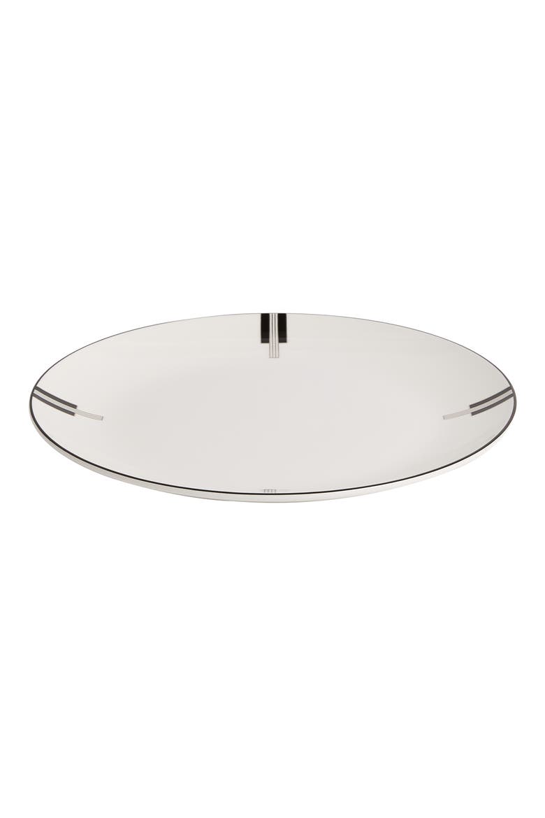 x Vera Wang Luxe Graphite Bone China Plate, Alternate, color, NO COLOR