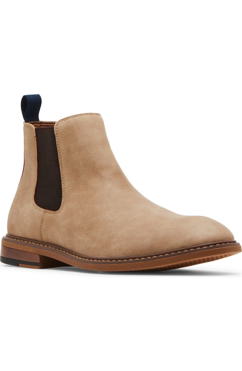 MADDEN Estiban Chelsea Boot, Main, color, Taupe Sued