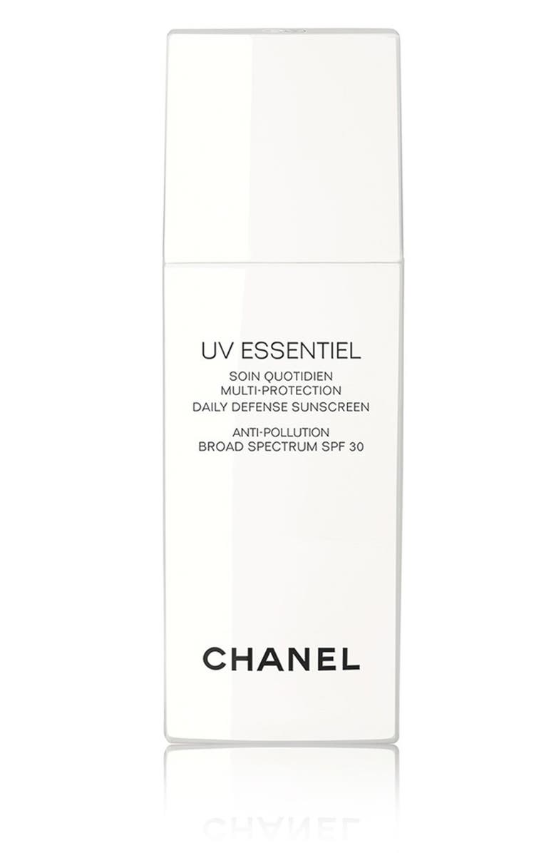 CHANEL UV ESSENTIEL <br />Multi-Protection Daily Defense Sunscreen Anti-Pollution Broad Spectrum SPF 30, Main, color,
