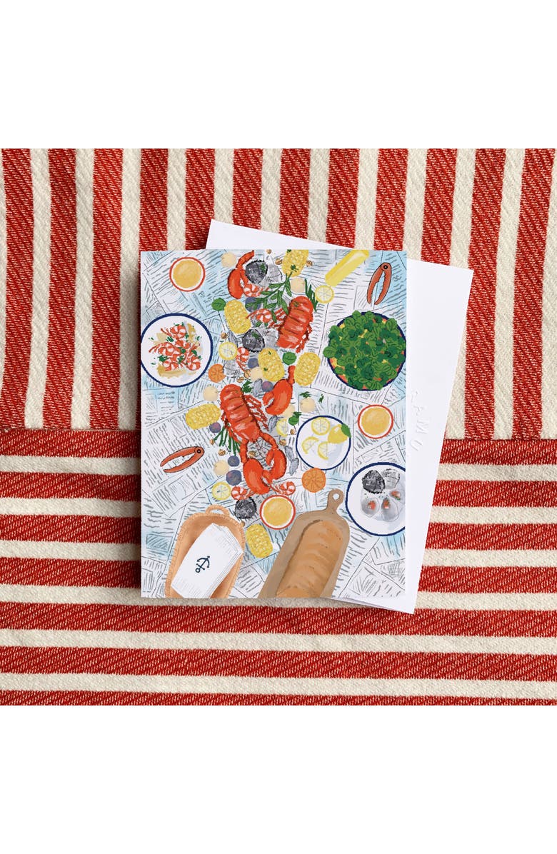 Ramus & Co Everyday Greeting Card Pack (3ct) "Lobster Bake", Alternate, color, Multi-Pack