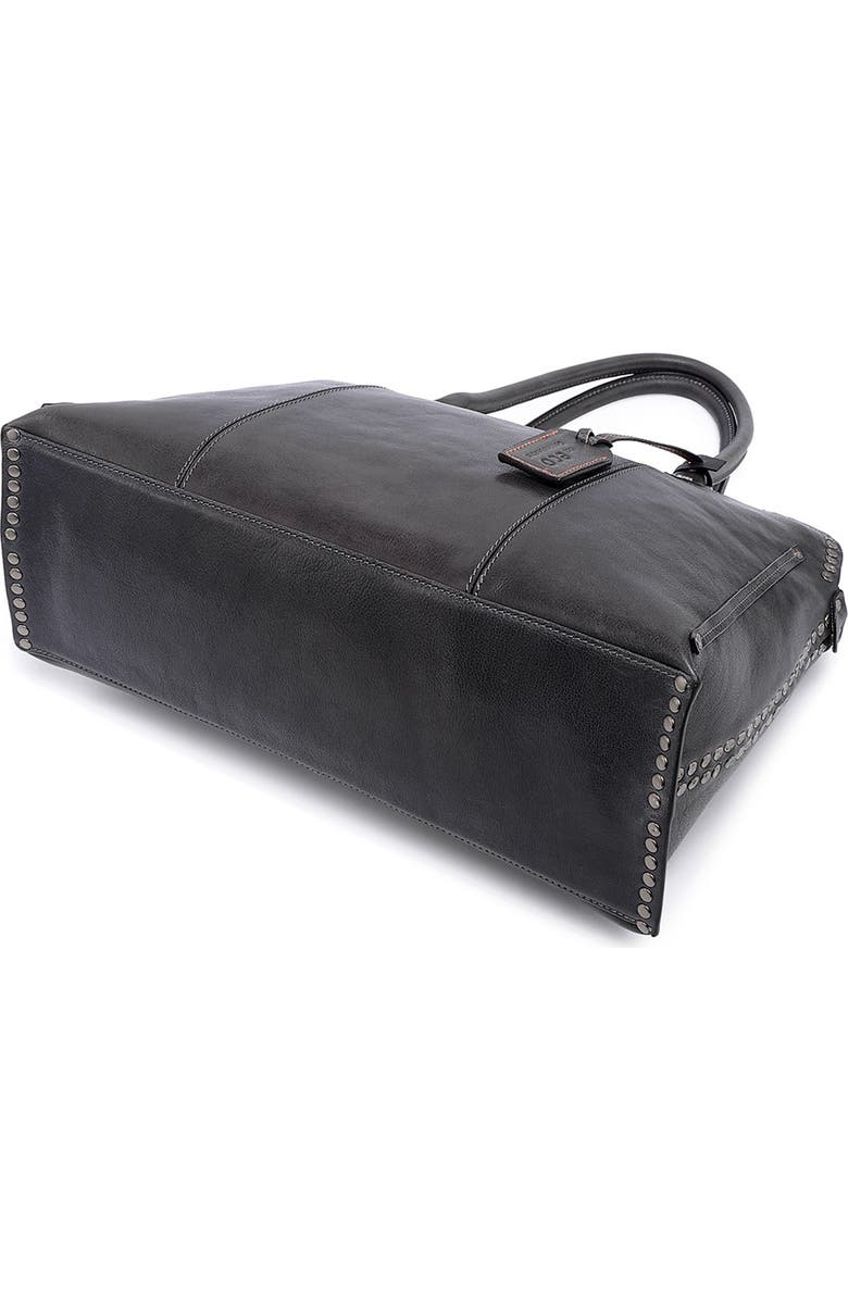 OLD TREND Soul Stud Leather Satchel Bag, Alternate, color, Slate