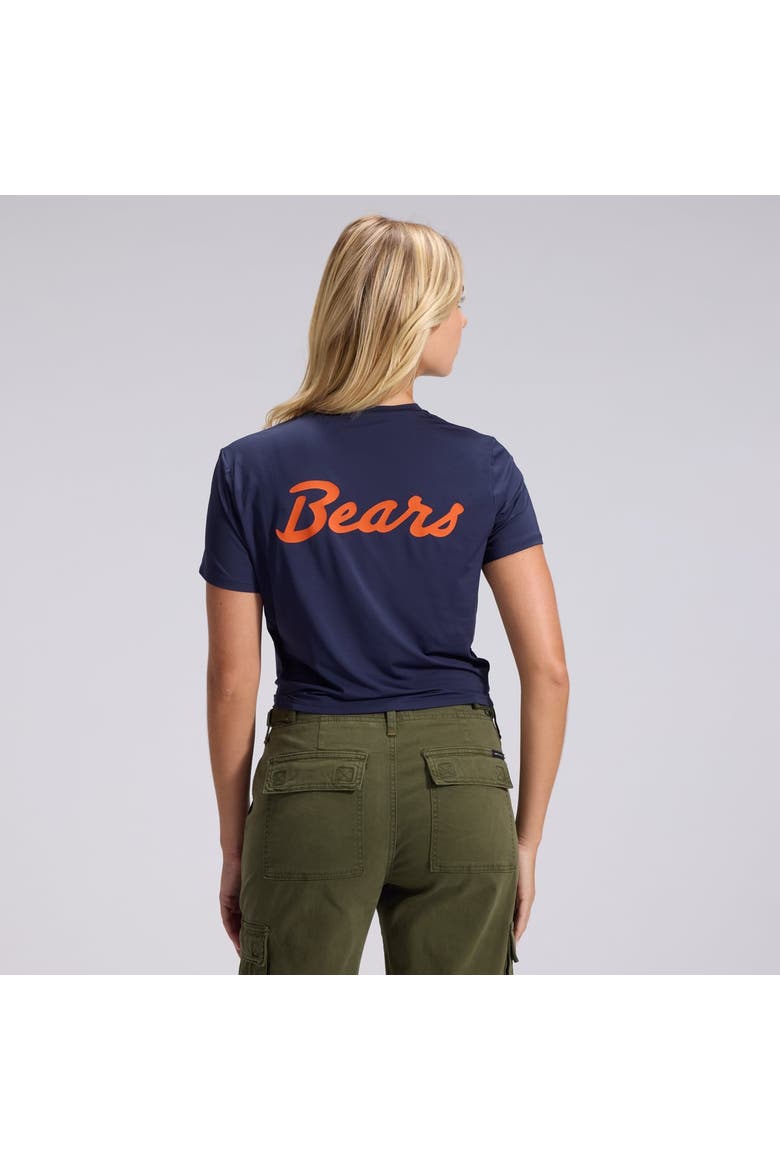 Women's Nike  Navy Chicago Bears 2026 Rivalries Collection Classic Twist Cropped T-Shirt, Alternate, color, Navy
