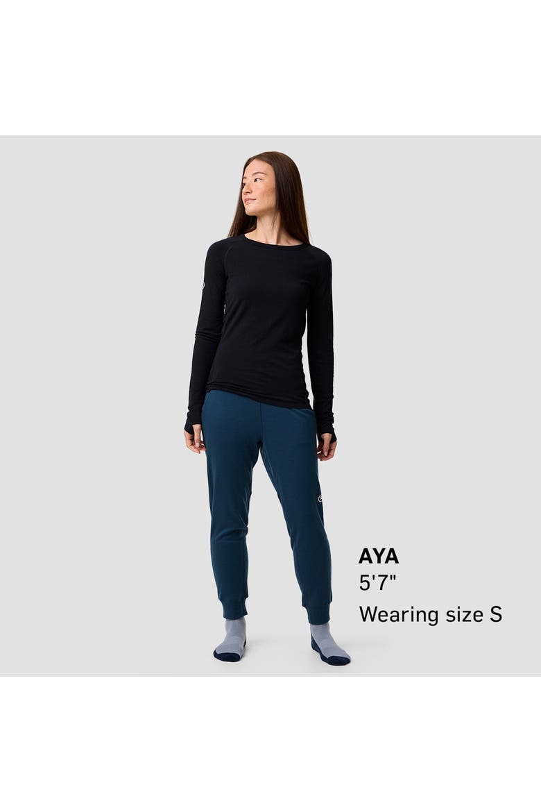 Cedars Rws Merino Mid-Wt Baselayer Jger Bottom - Women's, Alternate, color, Midnight Blue