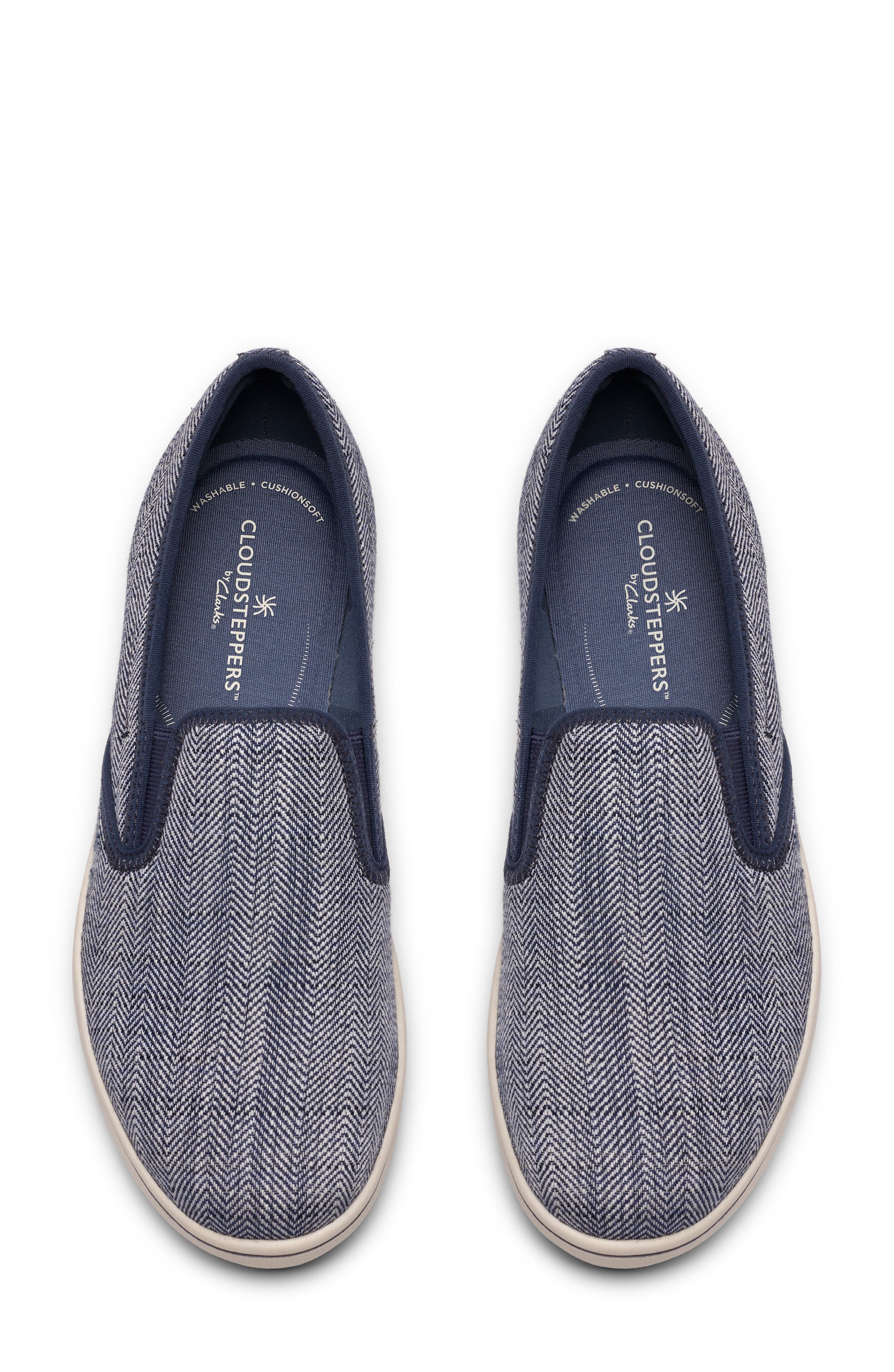 BreezeSky Zoe Slip-On Sneaker, Alternate, color, NAVY CANVAS