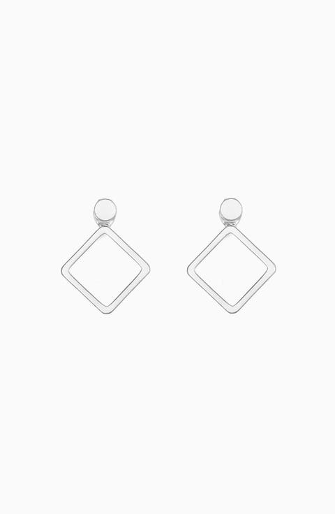 Diana Earring Jackets Minimalist Geometric Statement