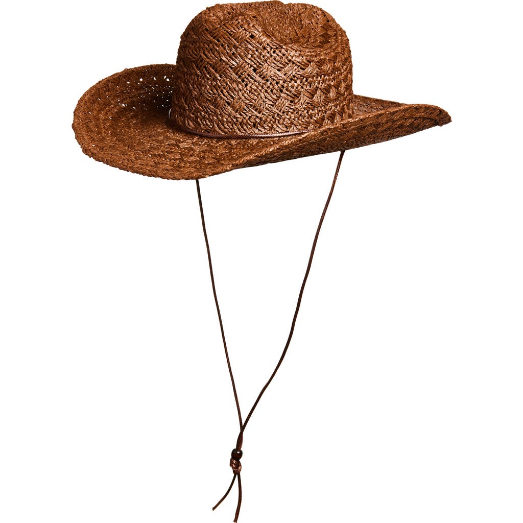 Lack Of Color Phoenix Straw Cowboy Hat In Brown