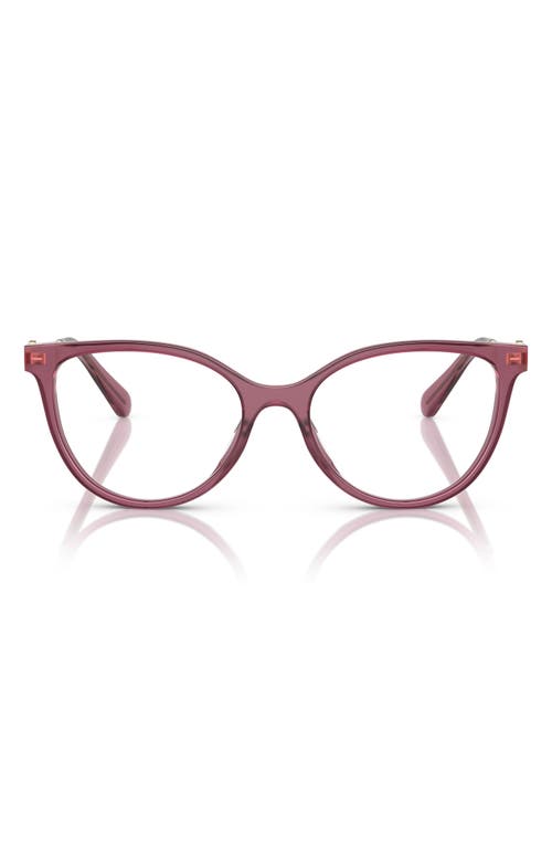 Tory Burch 53mm Cat Eye Optical Glasses In Purple