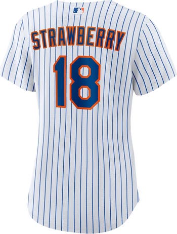 売れ筋商品|||ナイキ Tシャツ トップス レディース Men's Darryl Strawberry New York Mets Coop Player Replica Jersey White/Blue Nike Women's Nike Darryl Strawberry White New York Mets Home