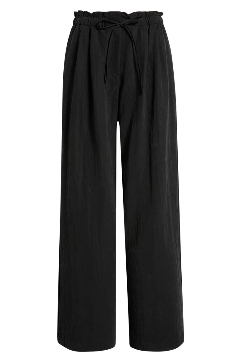Fulham Wide Leg Pants, Alternate, color, BLACK