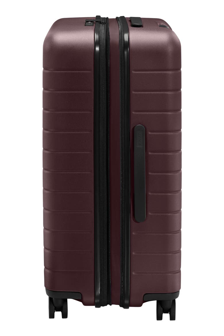 The Medium Flex Suitcase (Nordstrom Exclusive), Alternate, color, OXBLOOD RED