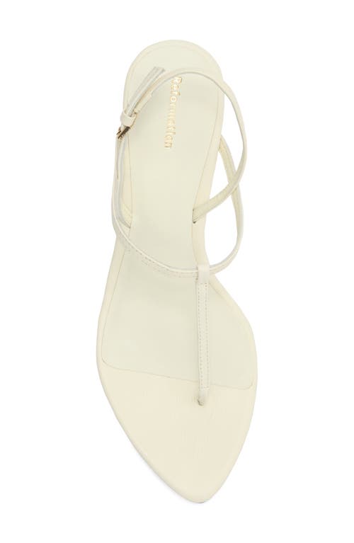 Reformation Delphine Kitten Heel Sandal