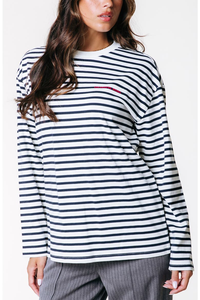Bold Logo Longsleeve, Main, color, Off white