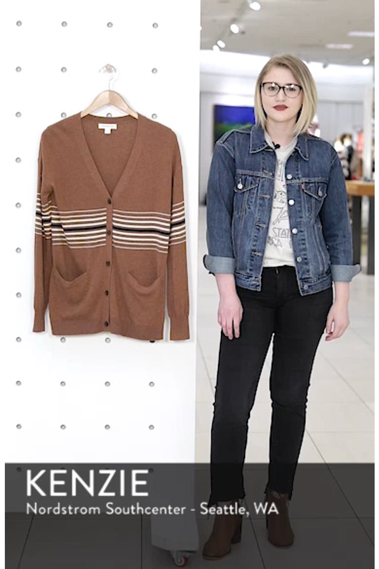 Athletic Stripe Cardigan video