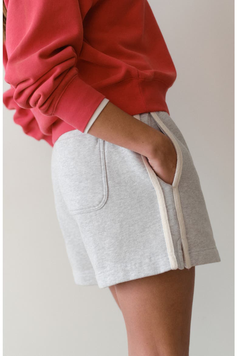 Cloud 9 Fleece Drawstring Shorts, Alternate, color, HEATHER GREY