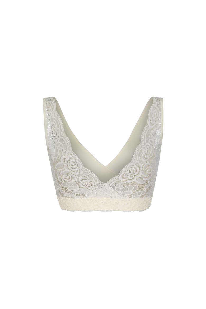 Hug Lace-Back Sports Bra, Alternate, color, Vanilla Ice