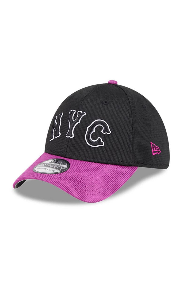 New Era Men's New Era Charcoal/Purple New York Mets City Connect Batting Practice 39THIRTY Flex Hat, Alternate, color, Charcoal