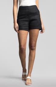 WEEKEND LOS ANGELES Luna Linen Blend Shorts
