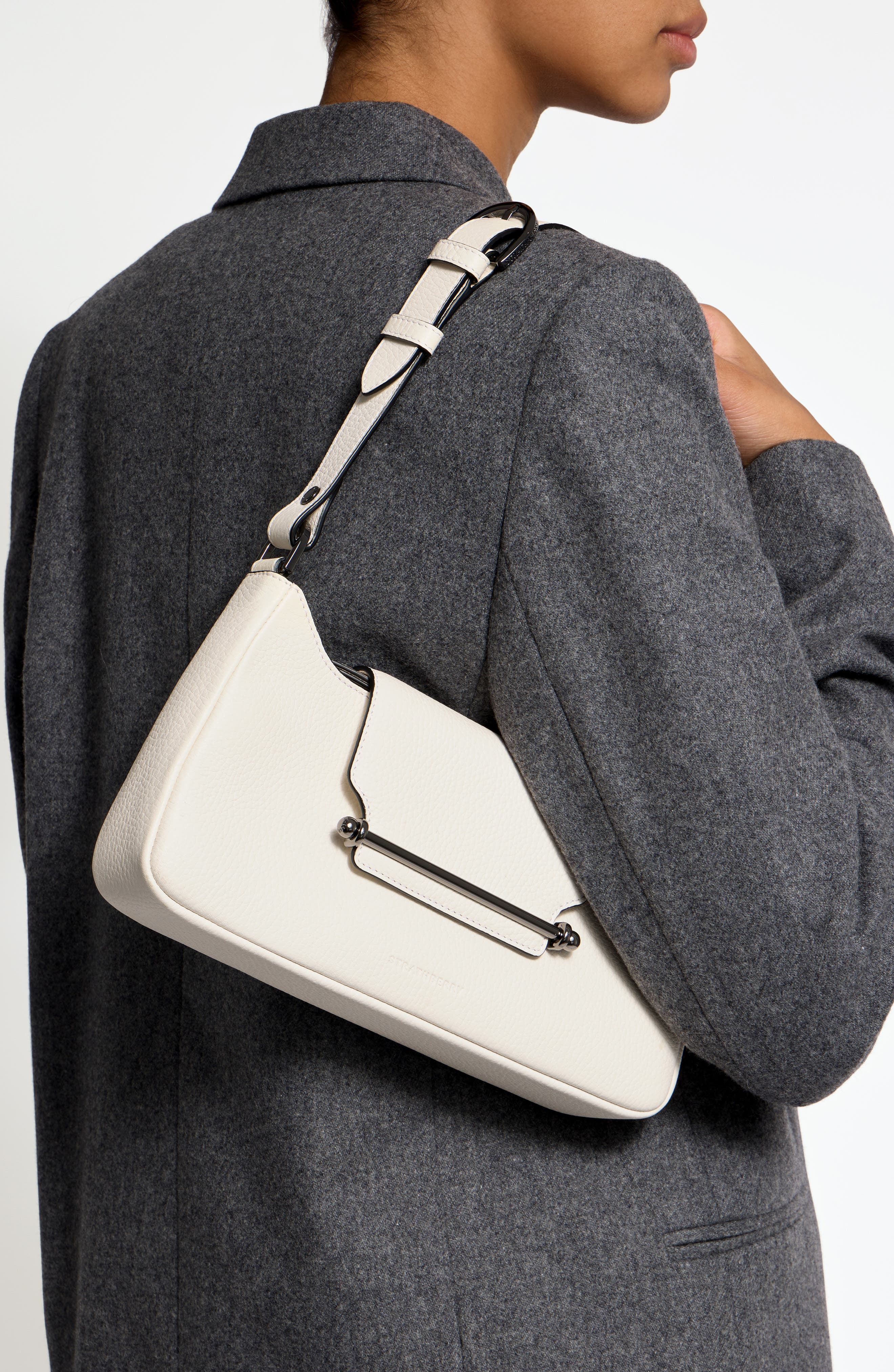 Strathberry Multrees Omni Leather East/West Shoulder Bag, Alternate, color, 