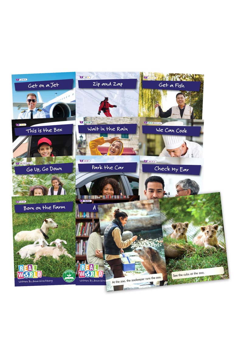 Junior Learning Real World Phase 3 Hilo Decodable Books, 6 Set, Main, color, Multicolored