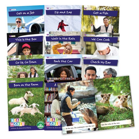 Real World Phase 3 Hilo Decodable Books, 6 Set