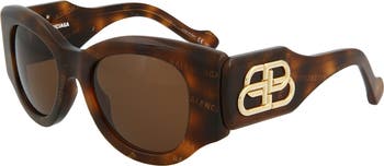 50mm Oval Sunglasses