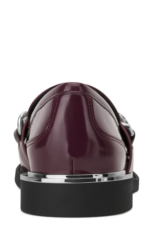 Dkny Ryleigh Chain Loafer In Burgundy