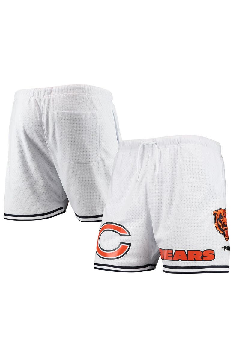 PRO STANDARD Men's Pro Standard White/Black Chicago Bears Mesh Shorts, Alternate, color, 
