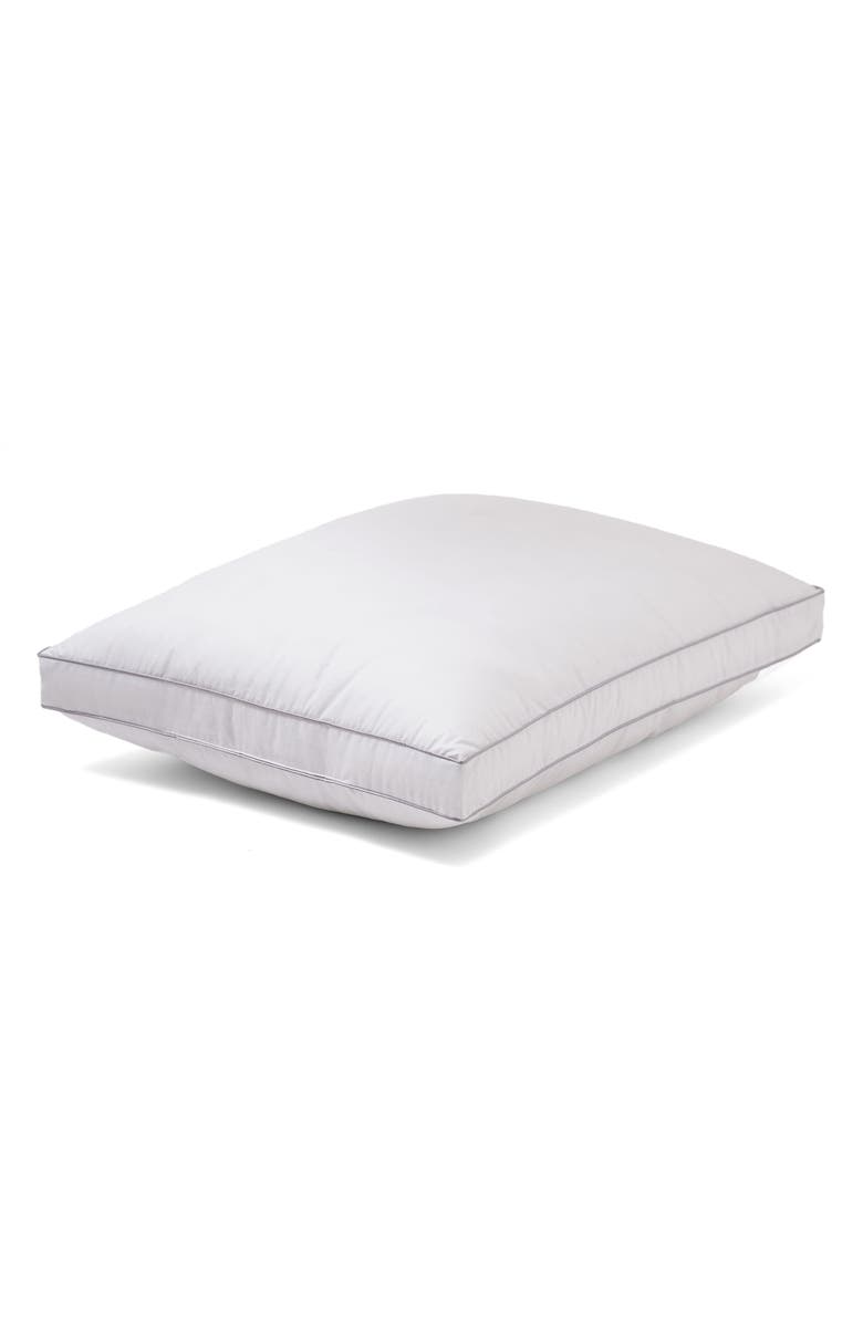 Allied Home Sleep Style Standard Pillow, Main, color, White