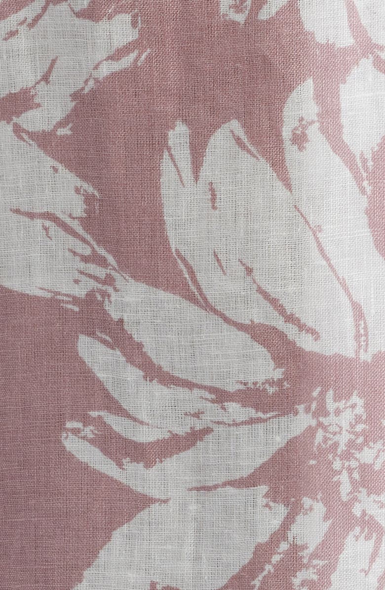 BOSS Jim Floral Linen Camp Shirt, Alternate, color, 